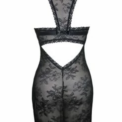 Tia Lyn Black Lace Chemise Lingerie