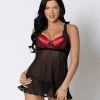 ICollection Lingerie Mesh Lace Babydoll