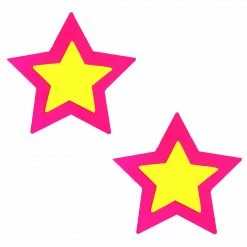 Nipztix Neon Double Star Pasties