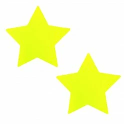 Nipztix Neon Yellow Star Pasties Accessories